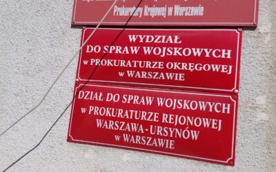 Reprezentacja Klienta w Wojskowym Sądzie Garnizonowym w Warszawie
