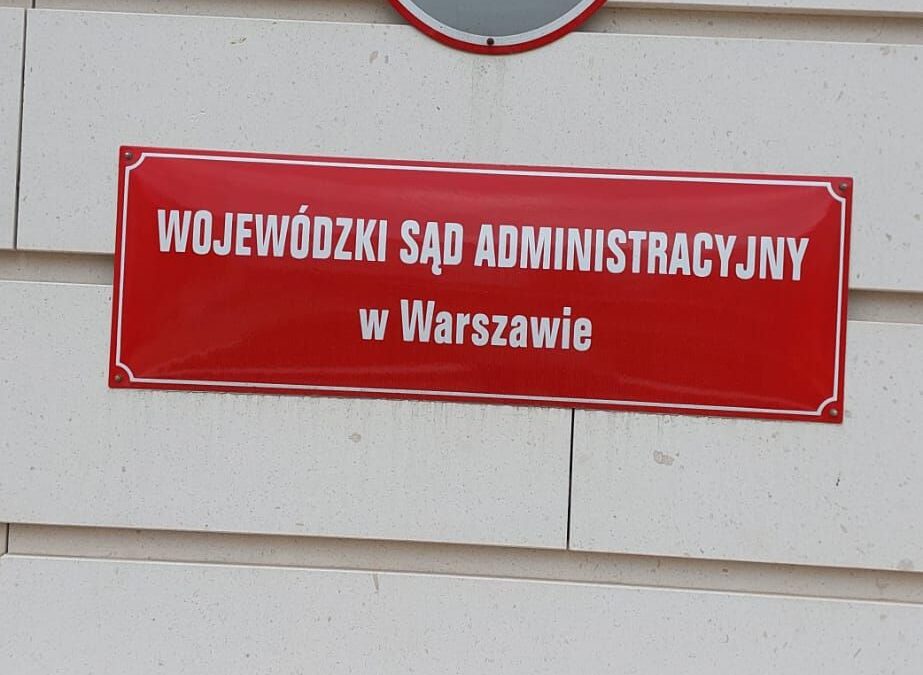 Reprezentacja Klienta przed Wojewódzkim Sądem Administracyjnym w Warszawie