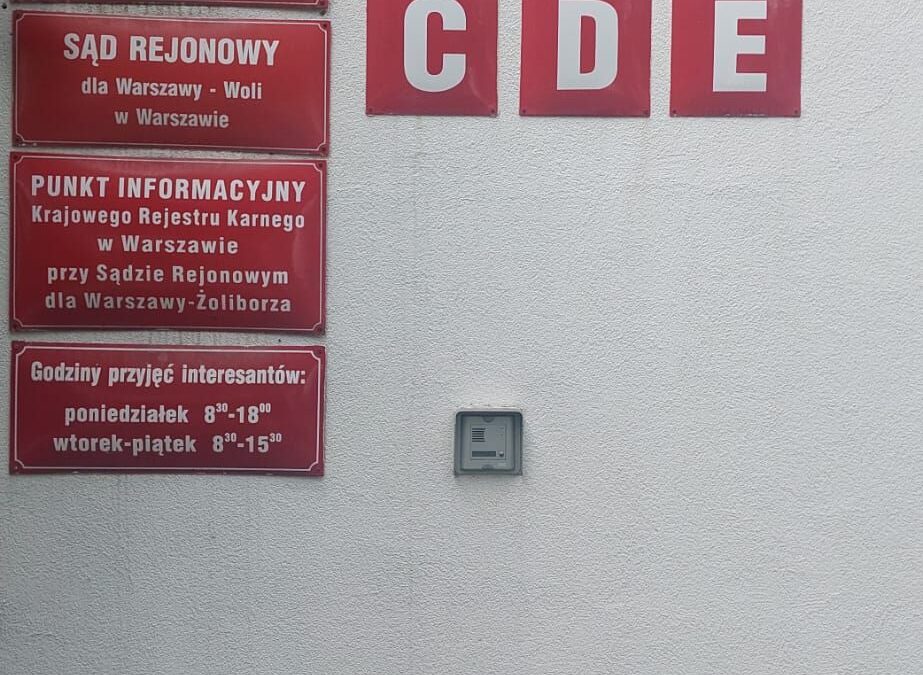 Wyrok łączny w Sądzie Rejonowym dla Warszawy Woli w Warszawie